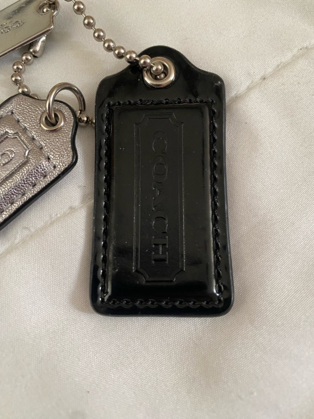 Coach rare keychain set! Leather and metal - Picture 3 of 7